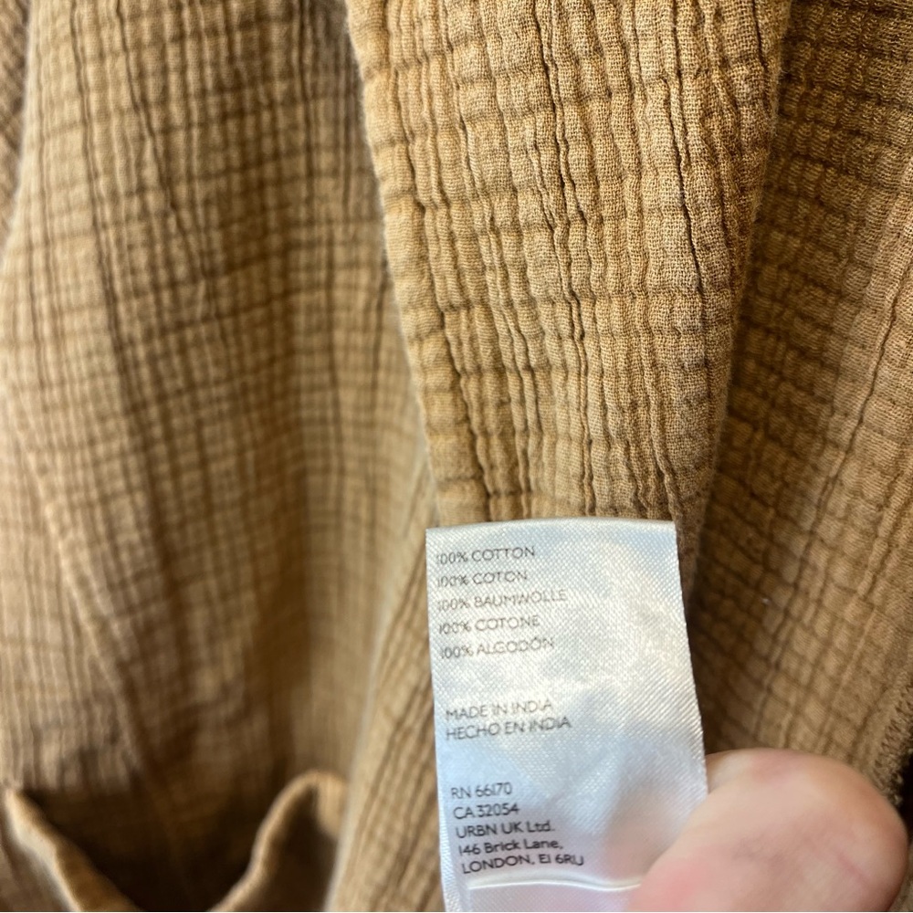 Pilcro Textured Teddy Jacket in Caramel - Picture 5 of 11